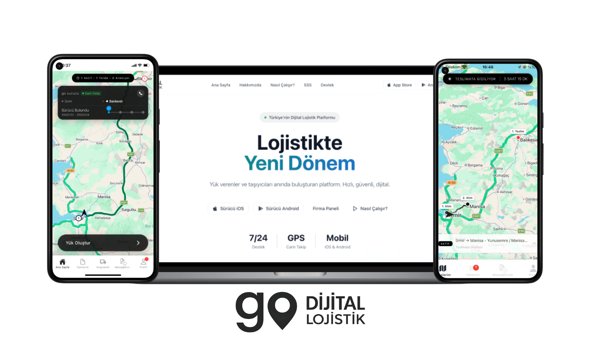 Go Lojistik mobil uygulaması